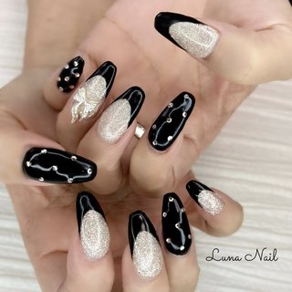 人気順｜フレンチネイル(フレンチ)/リボンのネイルデザイン(5ページ目  