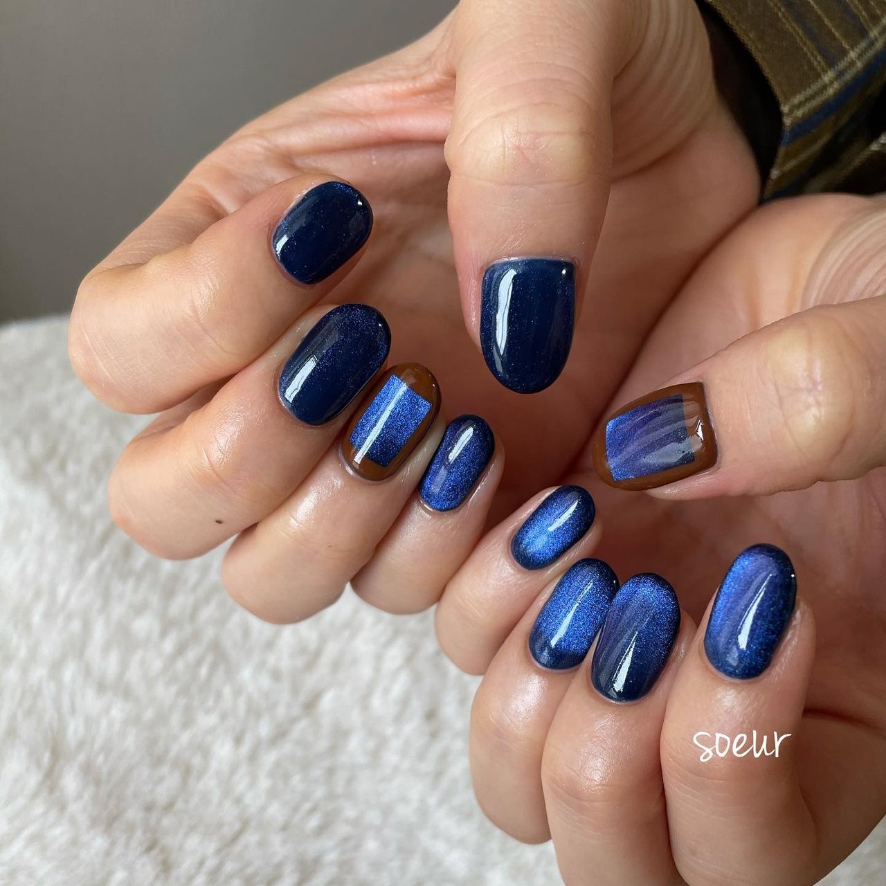 M-STYLE ネイルアート筆 青 M-STYLE ネイルアート筆 青 M-STYLE ネイルアート筆 青 - ネイル