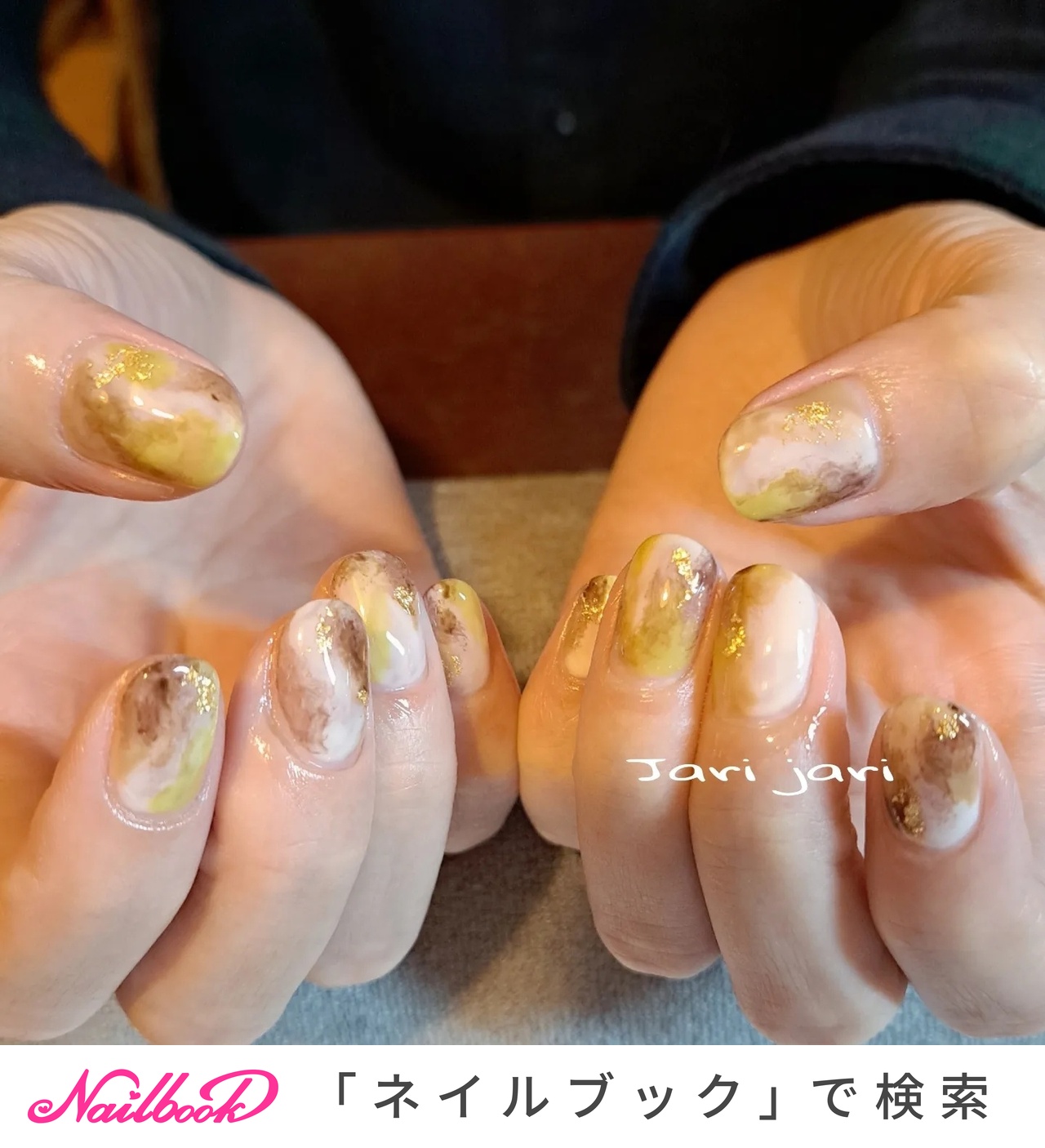 ミモザイエローのネイルデザイン｜ネイルブック