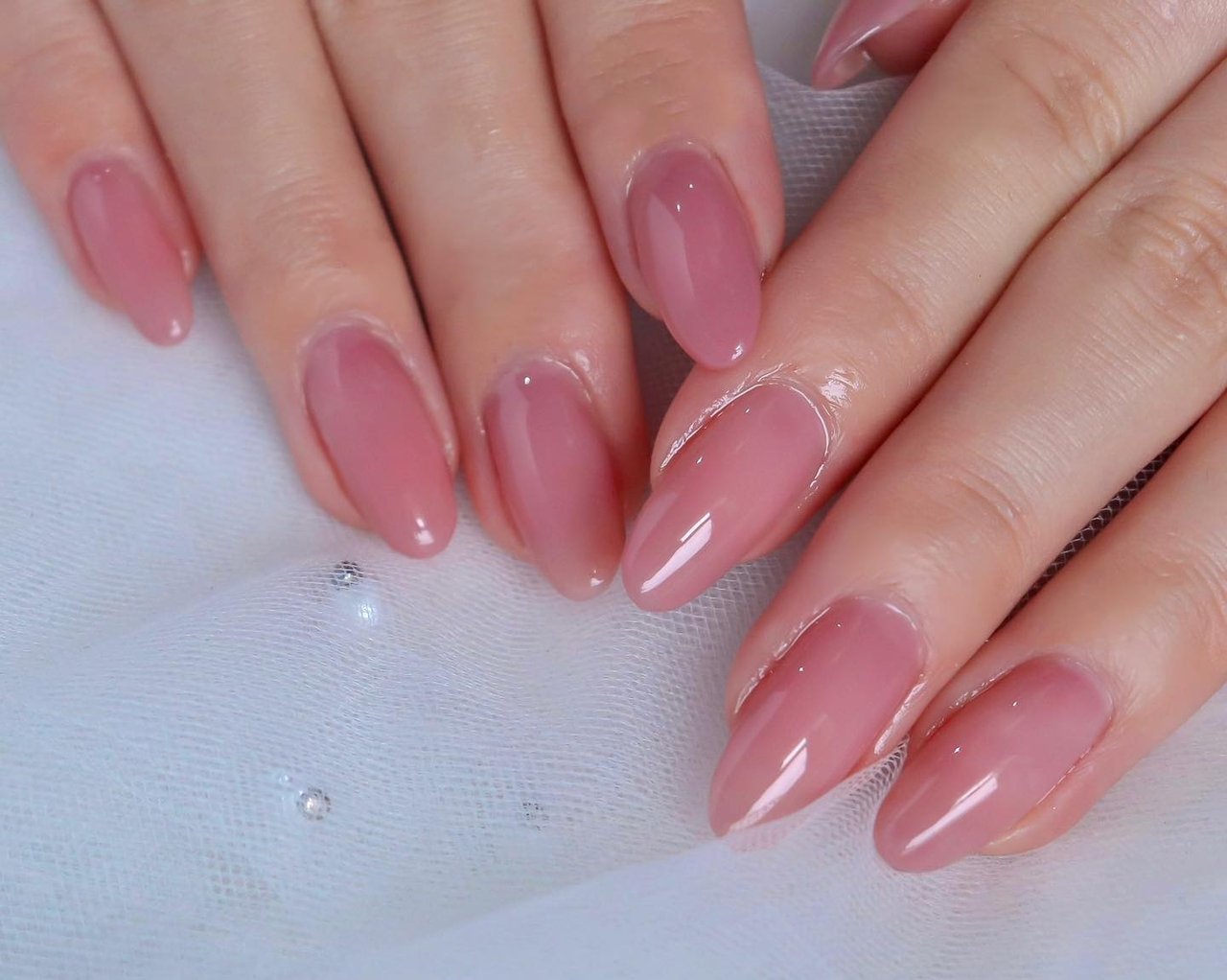 シンプル/ワンカラー/ちゅるん/ピンク - peony nailsのネイルデザイン