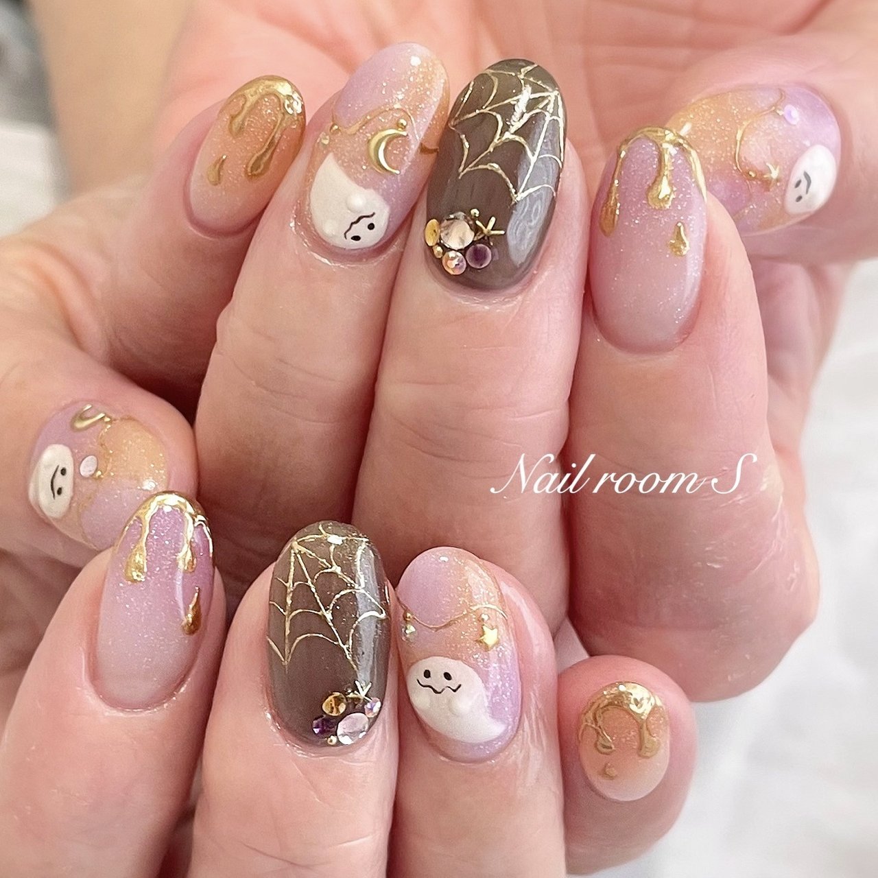 秋/ハロウィン/オフィス/パーティー/ハンド - Nailroom__S
