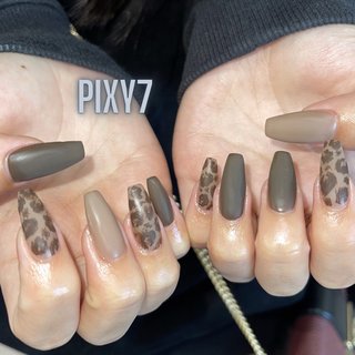 おすすめ順｜マット/#ヒョウ柄⁡のネイルデザイン(2ページ目)｜ネイルブック 
