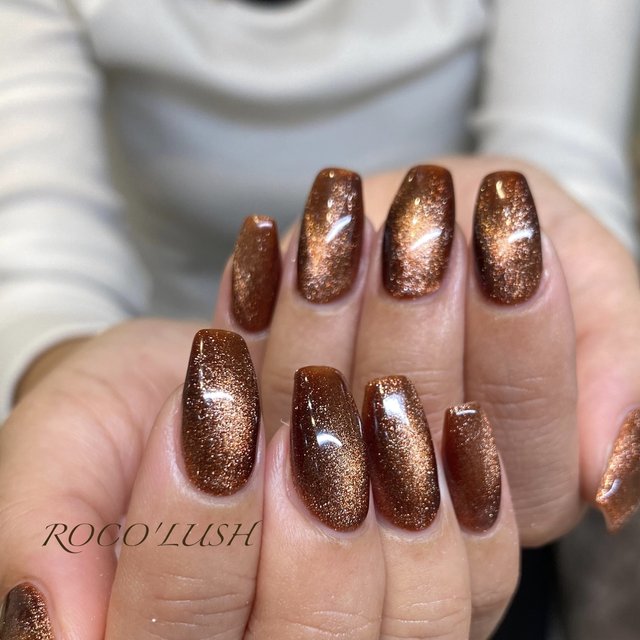 深まる秋に♪チョコレートブラウンネイル｜2023秋ネイル