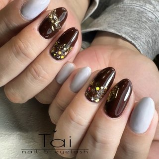チョコブラウン ネイルチップ Chocolate Brown - FINGER SUIT(フィンガースーツ)ネイルチップ