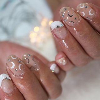 05))ブライダル 振袖 着物ネイル ネイルチップ フレンチガーリー