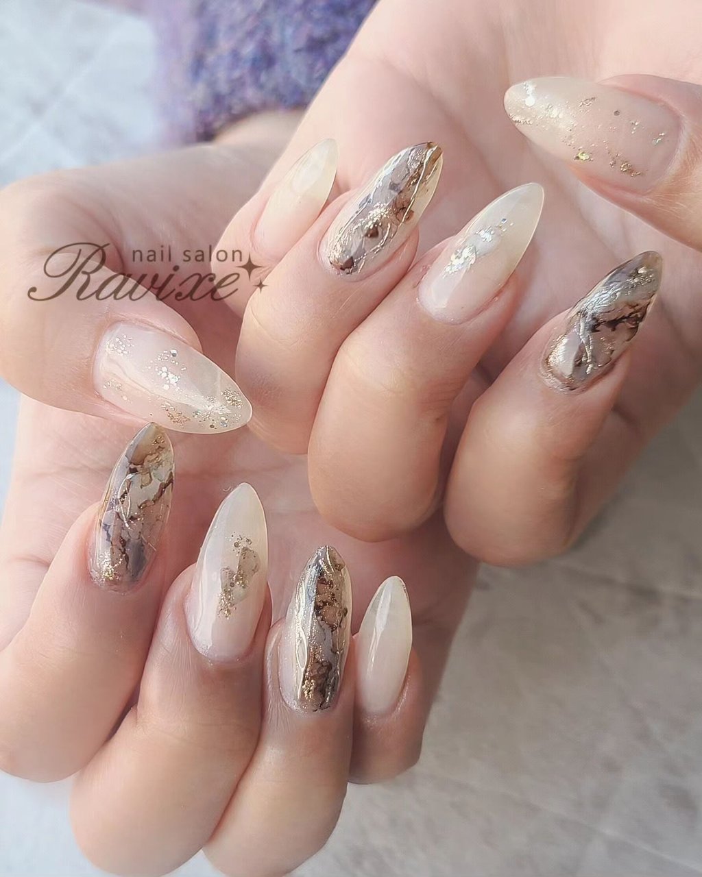 インクネイル - Ravixe Nailのネイルデザイン[No.8409384]｜ネイルブック