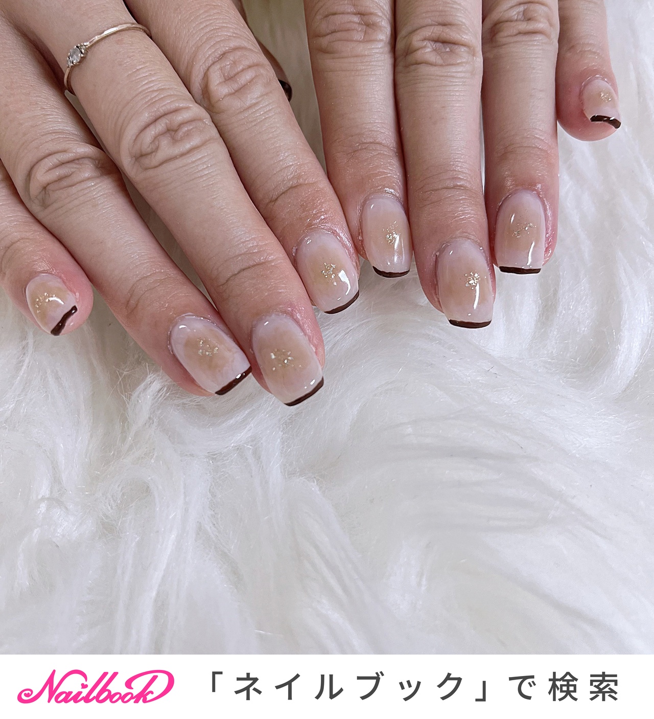 オフィス/デート/女子会/ハンド/フレンチ - bambi_1127のネイルデザイン[No.8412576]｜ネイルブック