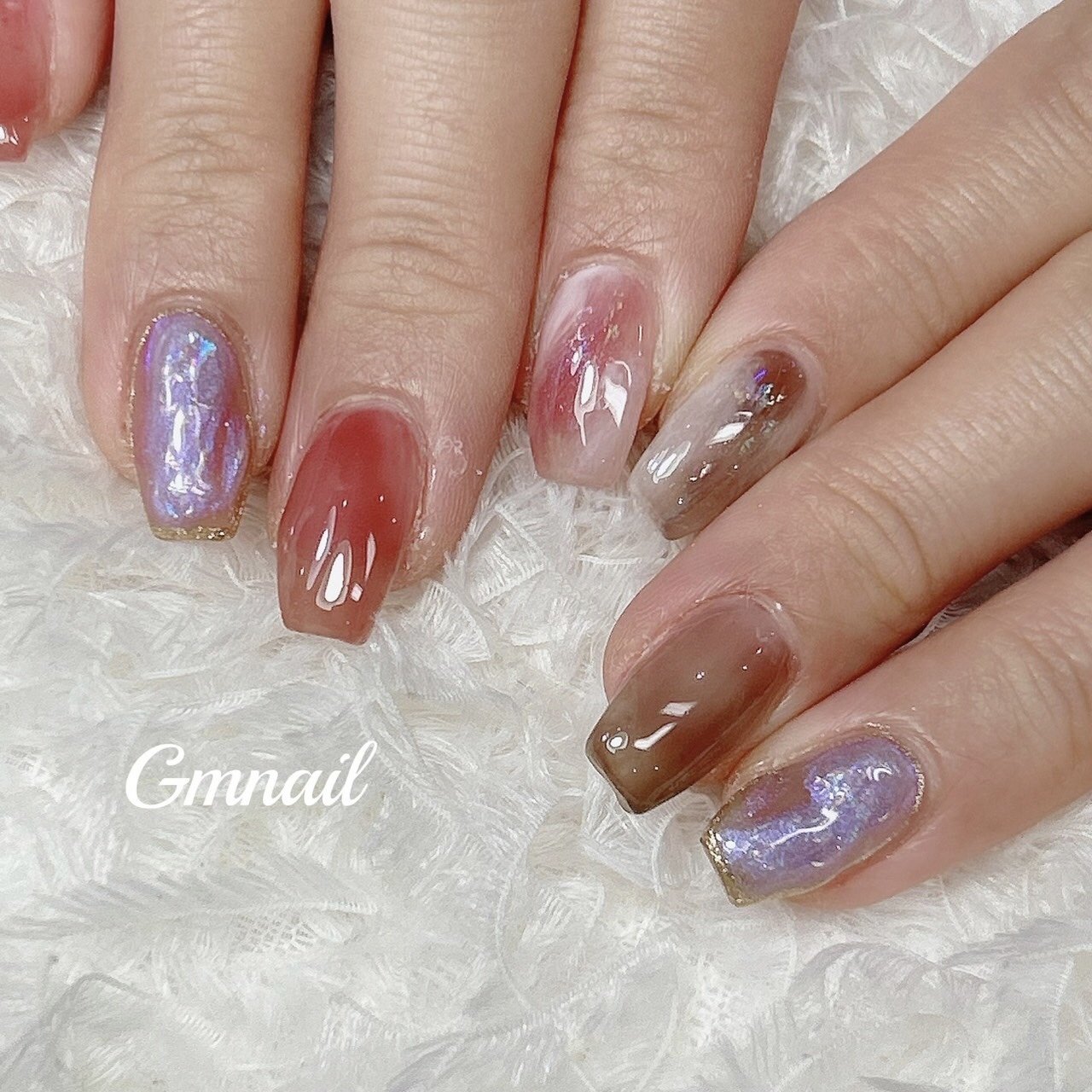 秋/冬/オフィス/女子会/ハンド - Gm nailのネイルデザイン[No.8419018]｜ネイルブック