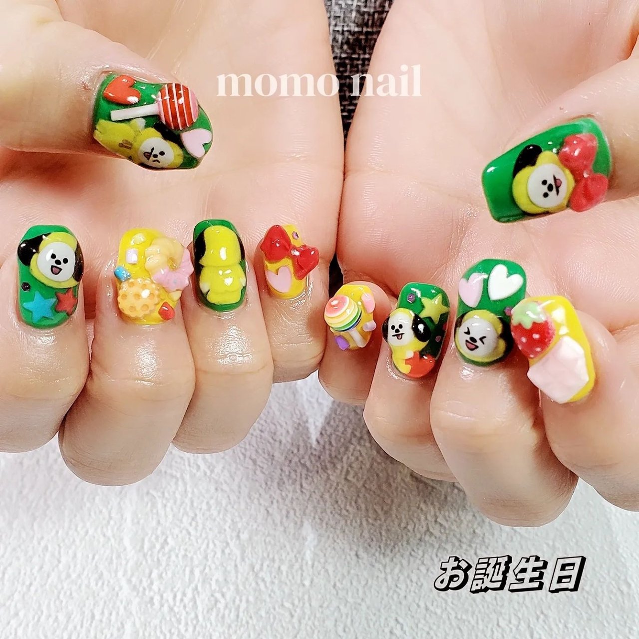 スイーツ/グリーン - tomomi kawasaki 八王子【momonail】のネイル