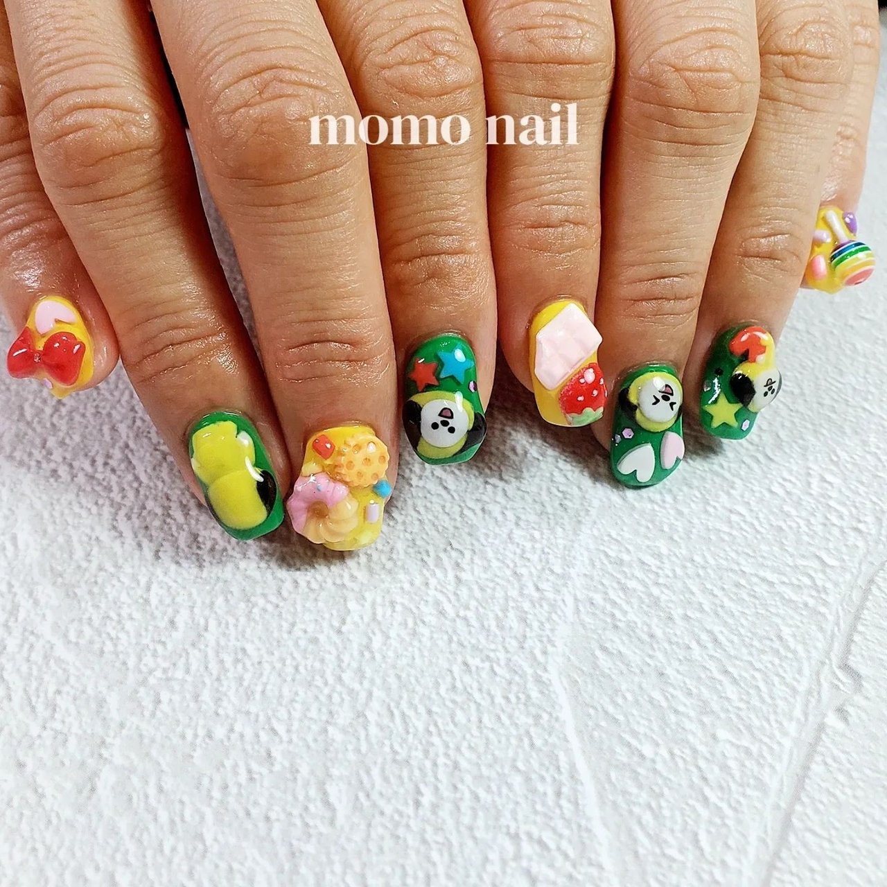 スイーツ/グリーン - tomomi kawasaki 八王子【momonail】のネイル