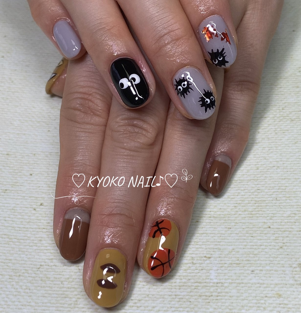 秋/オールシーズン/ハンド/ショート/ラウンド - Kyoko nailの