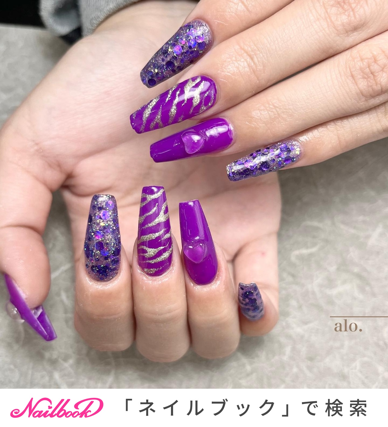 【さー★プロフ必読！！様・専用】ネイルデダンス フラット ブラシ 新品 パープル さー☆プロフ必読！！様・専用】ネイルデダンス フラット ブラシ