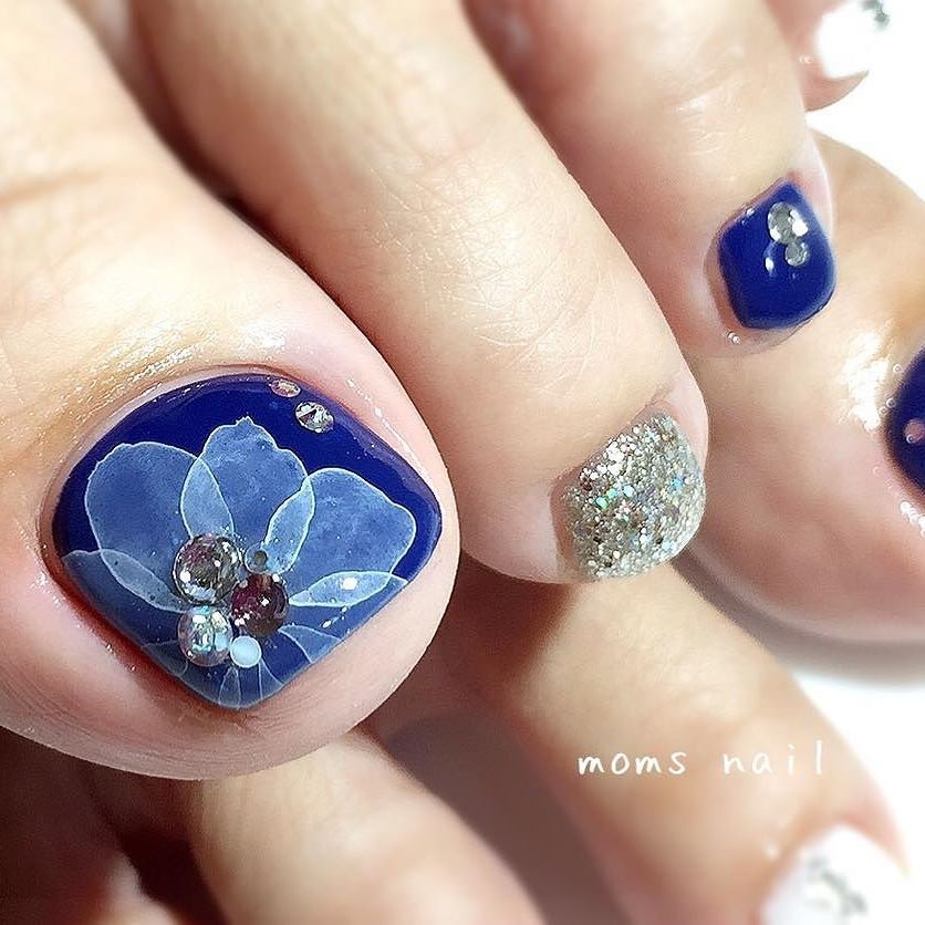 夏 リゾート デート 女子会 フット Mom S Nailのネイルデザイン No ネイルブック