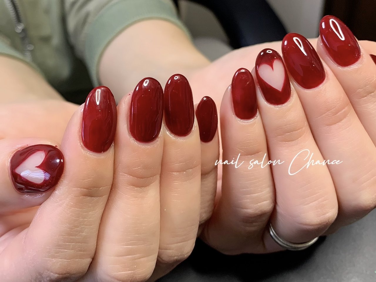 秋/冬/バレンタイン/デート/ハンド - nail ATELIER by Rのネイル