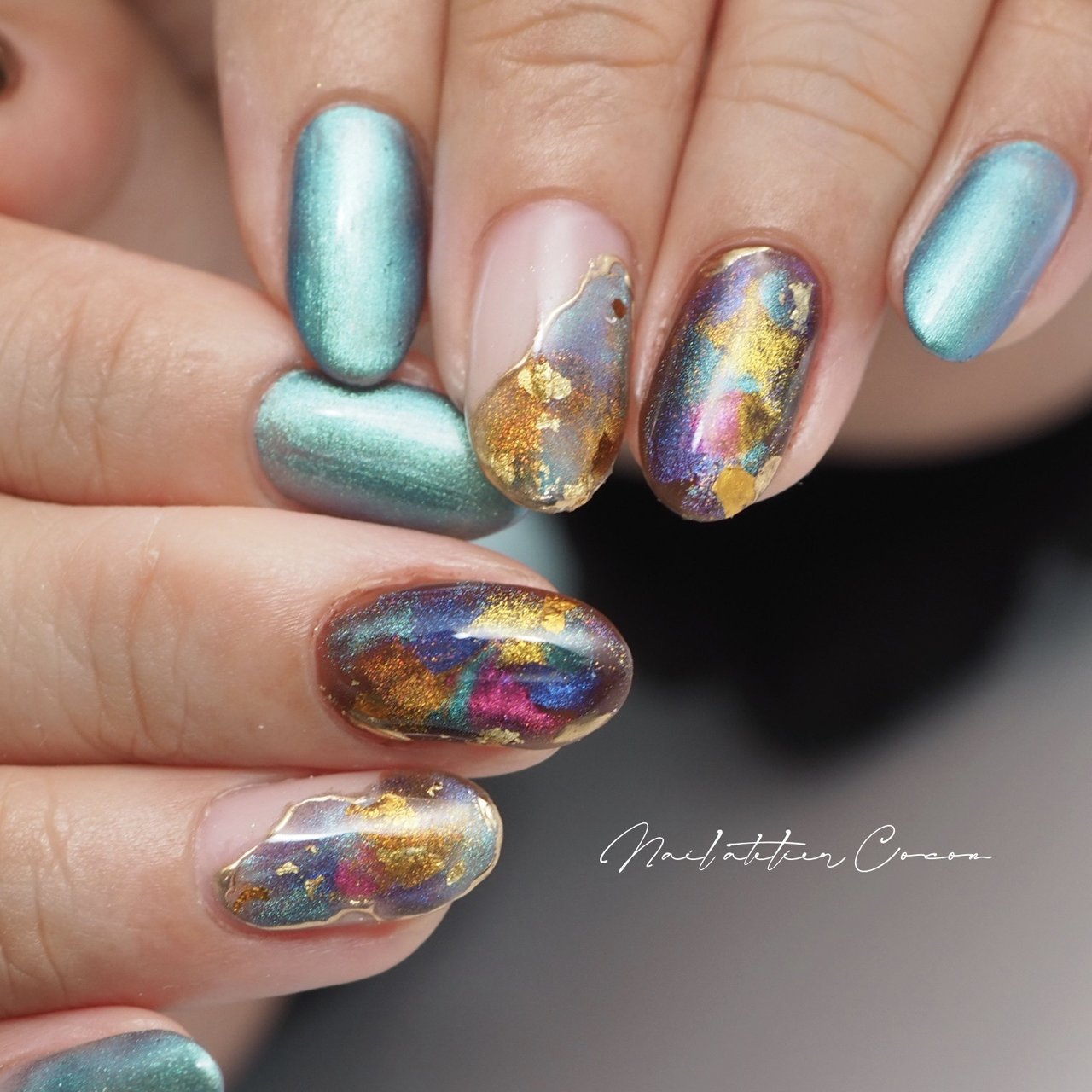 秋/冬/オールシーズン/パーティー/ハンド - NailatelierCoconのネイル  