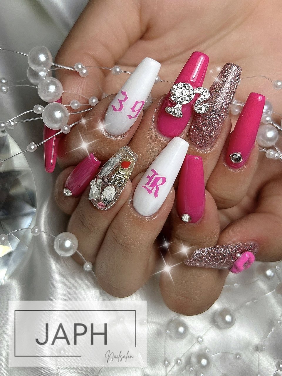 ロング/スクエアオフ - Nailsalon/JAPHのネイルデザイン[No.8444910