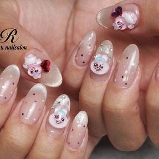 オパンチュウサギのネイルデザイン｜ネイルブック