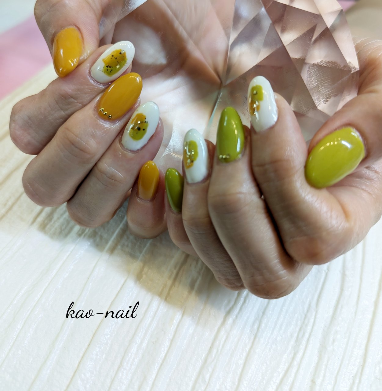 秋/オールシーズン/オフィス/女子会/ハンド - kao-nailのネイル