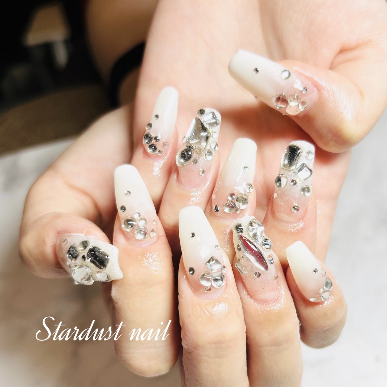 秋/冬/オールシーズン/ワンホン/ホワイト - Stardust Nail天神西通り
