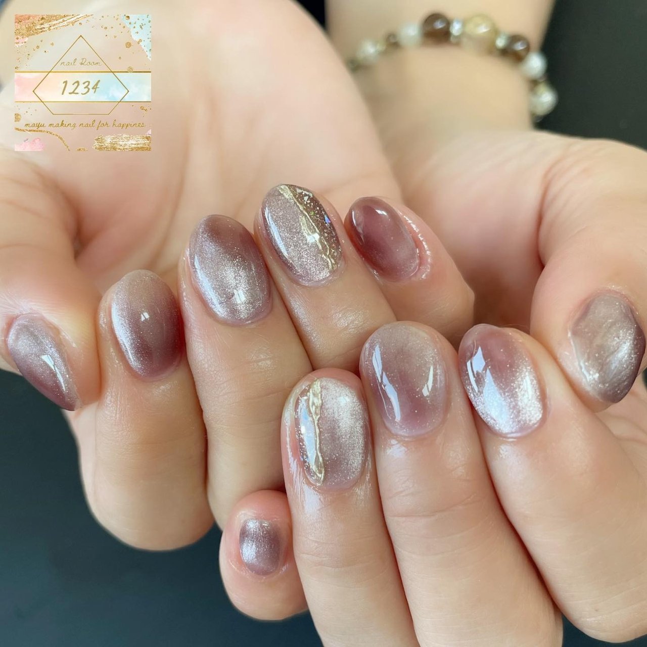 マグネット/ミラー - 1234 nailroomのネイルデザイン[No.8464313 