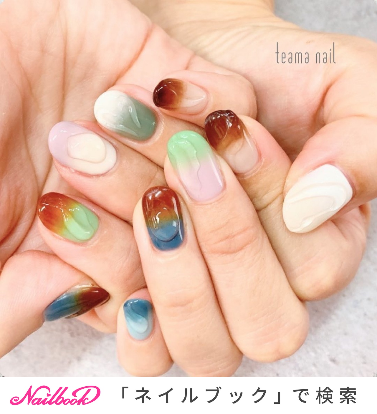 ネイルチップ - 【横浜/あざみ野】teama nail mariのネイルデザイン[No ...
