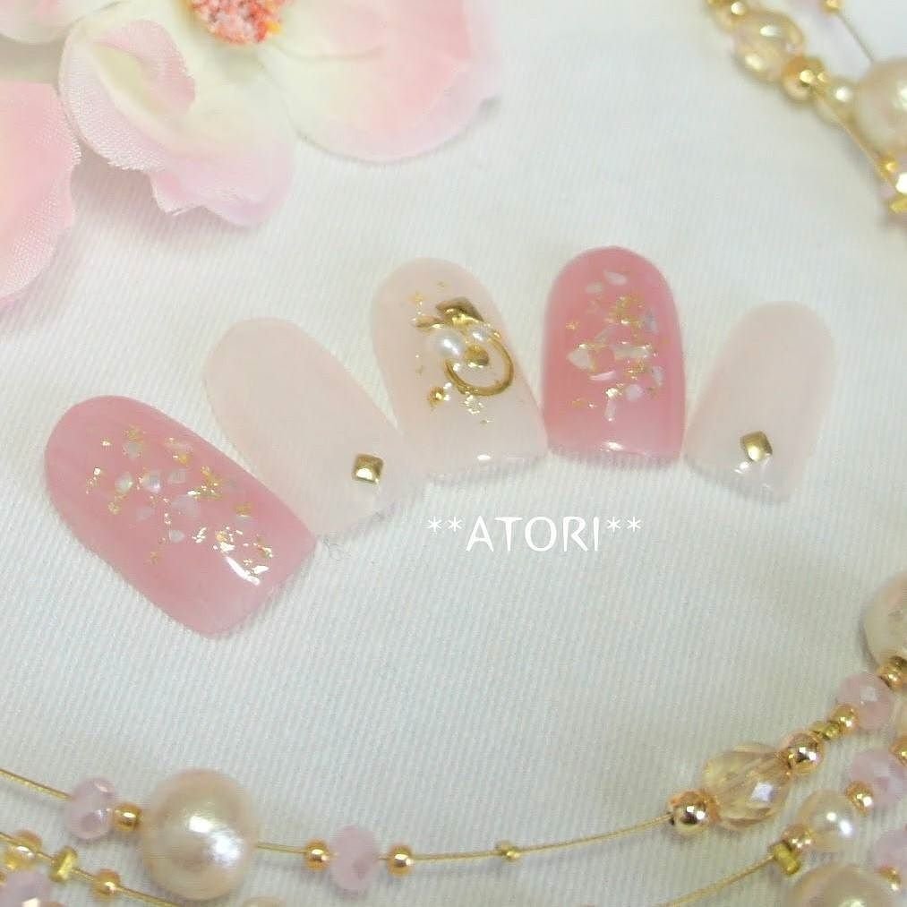 夏 オールシーズン デート 女子会 ハンド 福田えみ 池袋宇都宮atori Nailのネイルデザイン No ネイルブック