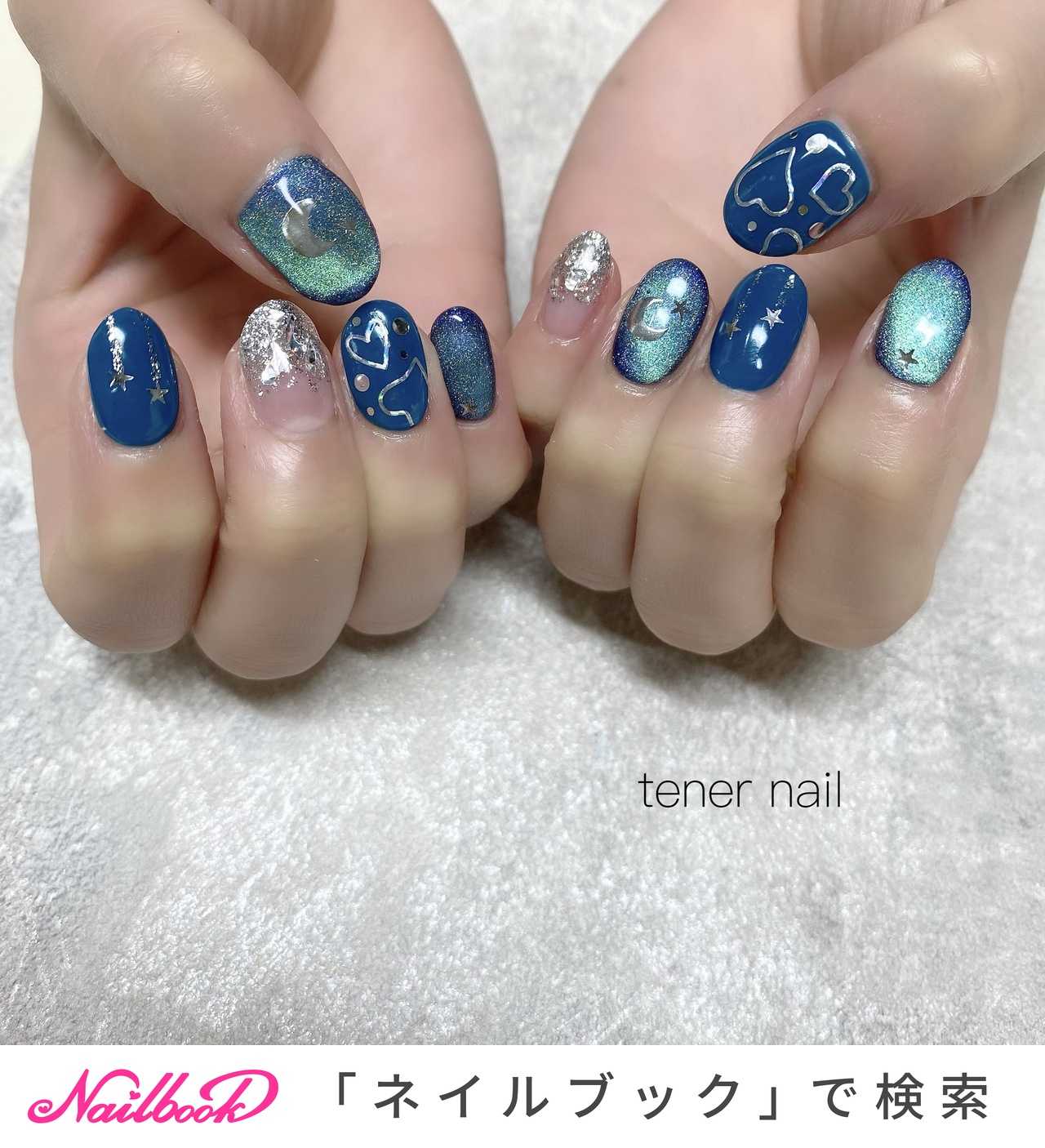 2025年】新着順｜ハート/星/#マグネットネイルデザインのネイル