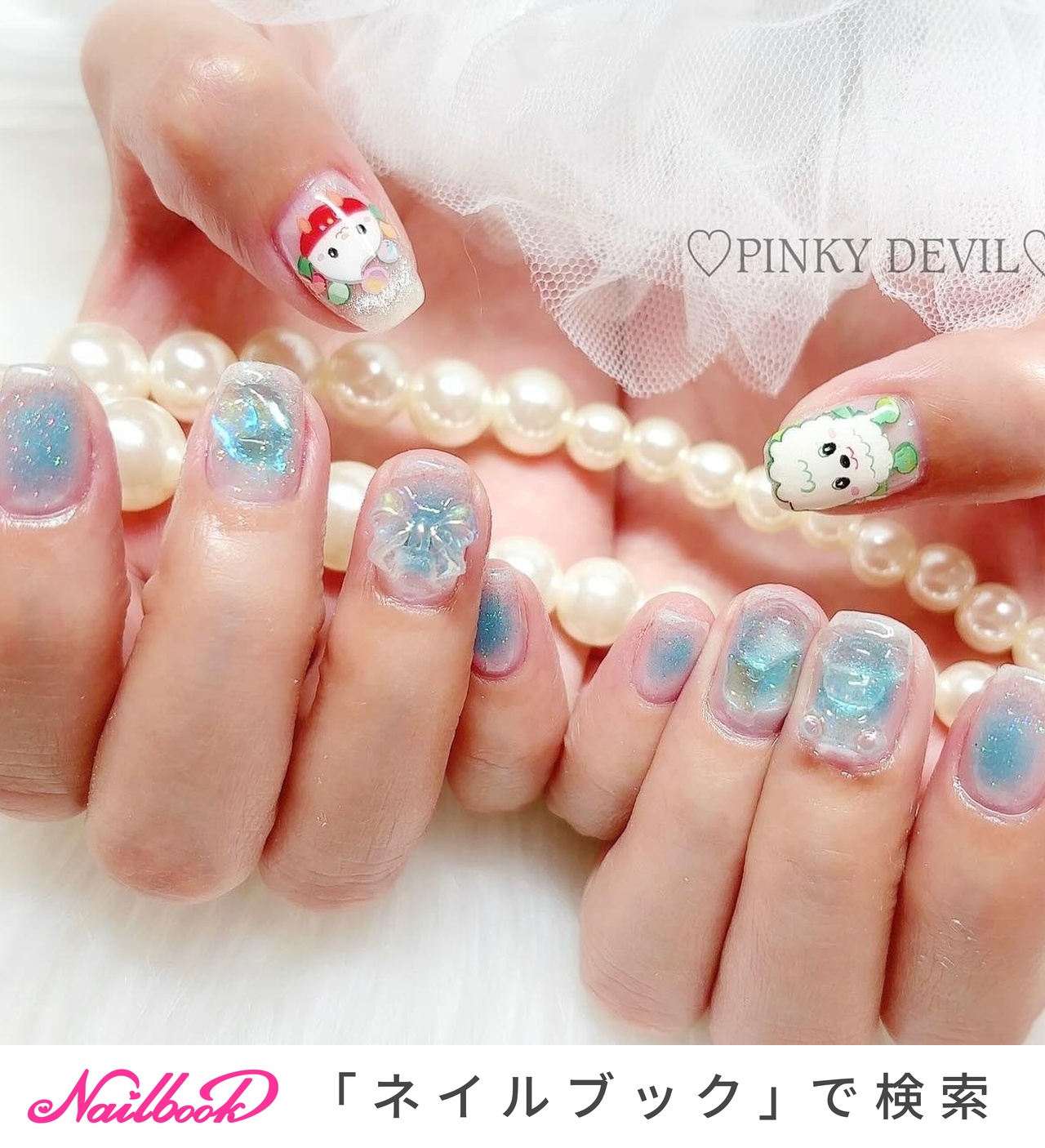 いないいないばぁネイルのネイルデザイン｜ネイルブック