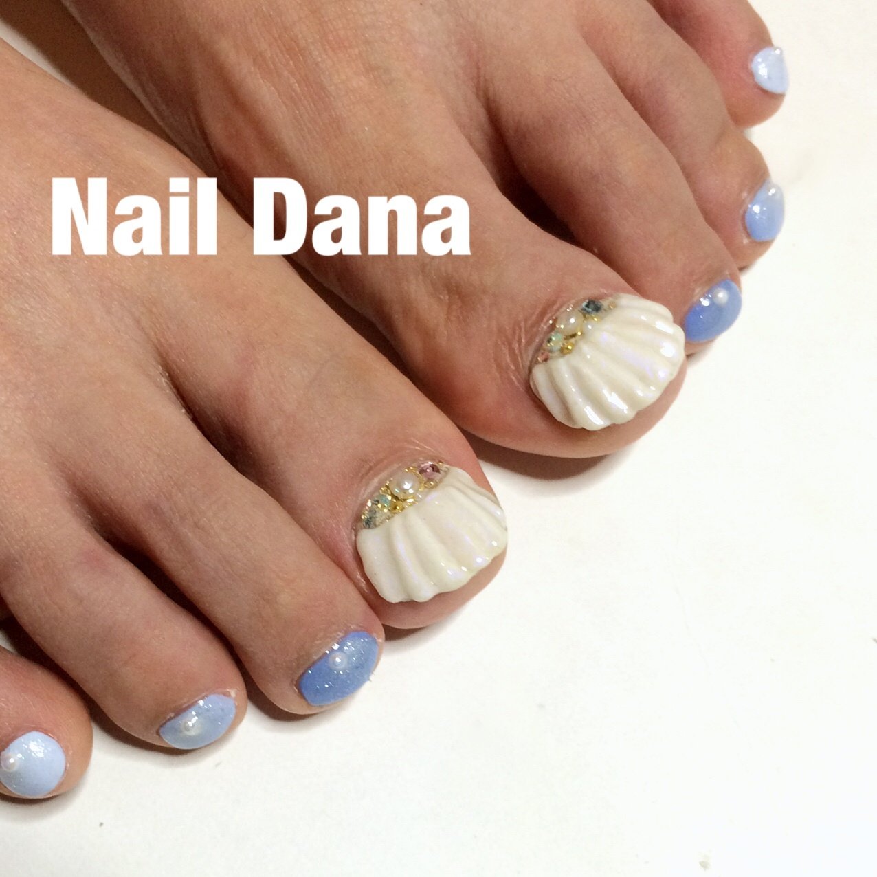 夏 旅行 海 リゾート フット Nail Danaのネイルデザイン No ネイルブック