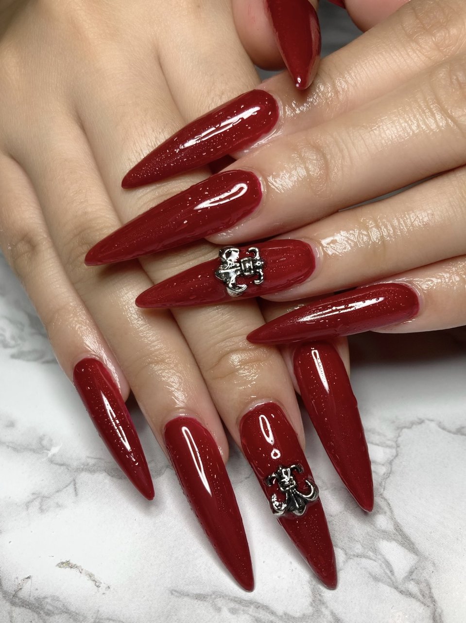 なお　スーパーロングネイル 超鬼ロングネイル ギャルネイルチップ No.70