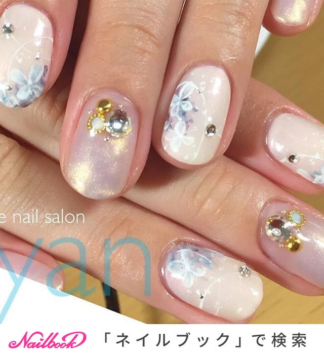 ブルー 青 ゴージャスネイルのネイルデザイン 13ページ目 ネイルブック