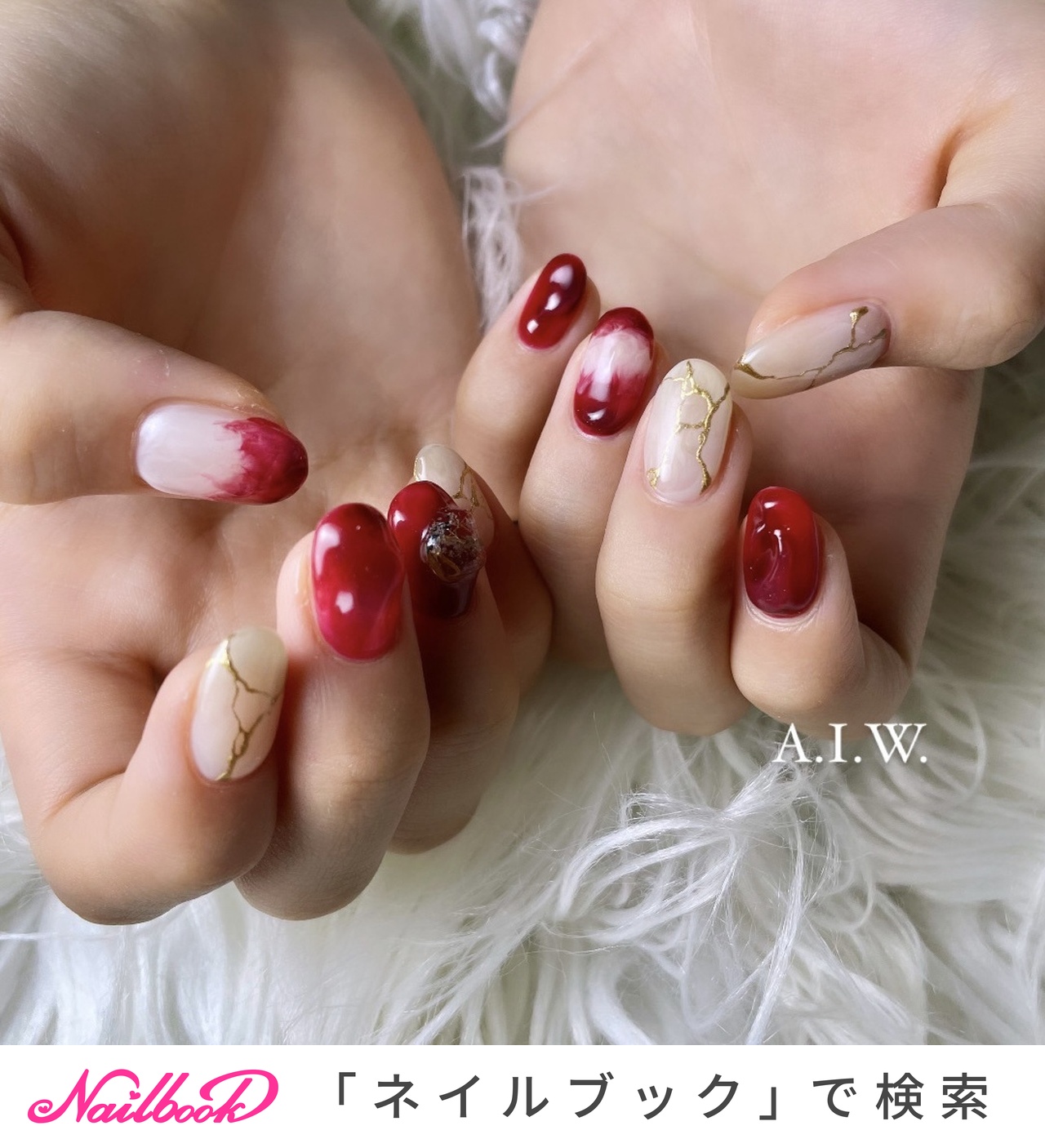 Ayuka様　成人式ネイルチップ　オーダー確認ページ ネイリストが作る⭐︎オーダーチップ 成人式 卒業式 ネイル