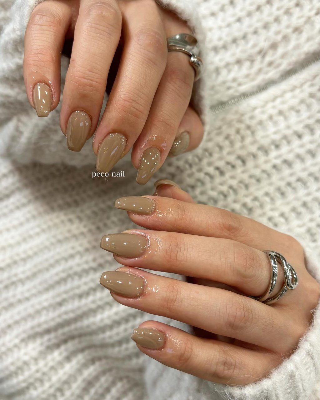 成人式/シンプル/フレンチ/ネイルチップ - peco nailのネイルデザイン 