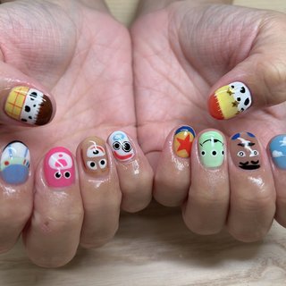 【P◉ɳ♡‪‪❤︎‬】ネイルチップ/ディズニー/トイストーリー トイストーリーimage🌟 #ディズニーネイル #トイストーリー
