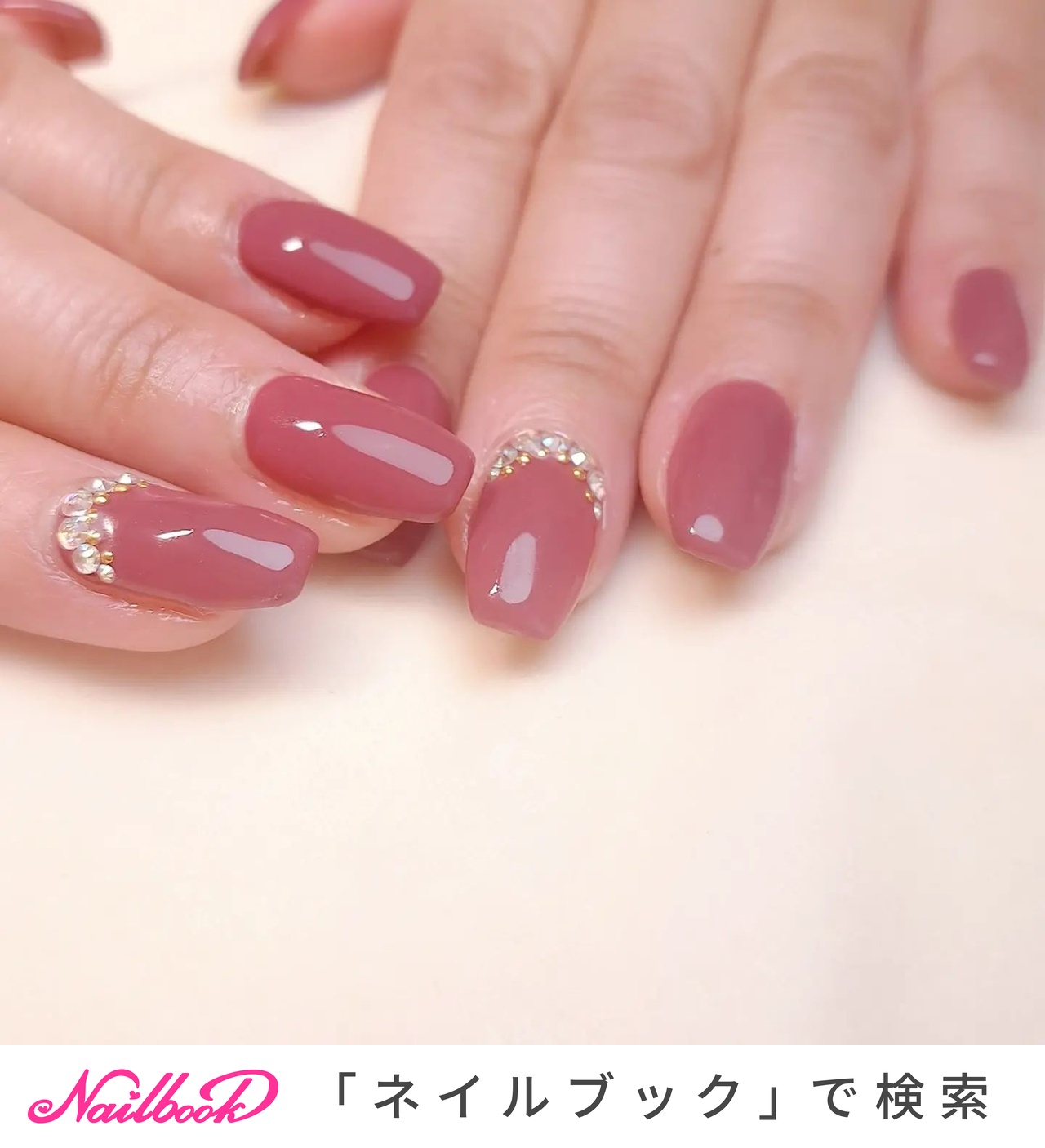 オフィス/ブライダル/ベージュ/ピンク - Peony nail ピオニーネイル横浜のネイルデザイン[No.8494367]｜ネイルブック