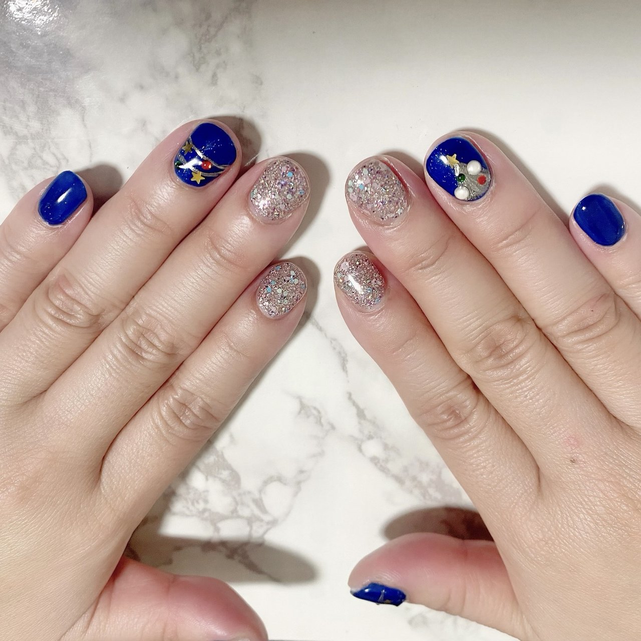 冬/クリスマス/デート/女子会/ハンド - nail sandalfonのネイルデザイン[No.8494898]｜ネイルブック