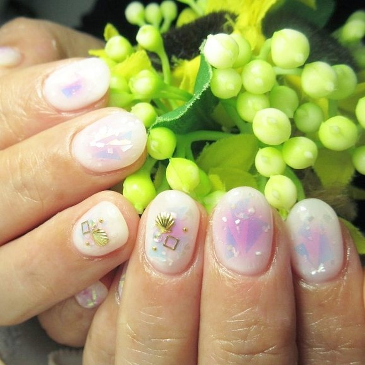 オールシーズン 浴衣 パーティー 女子会 ハンド Cottnorose 0901のネイルデザイン No ネイルブック