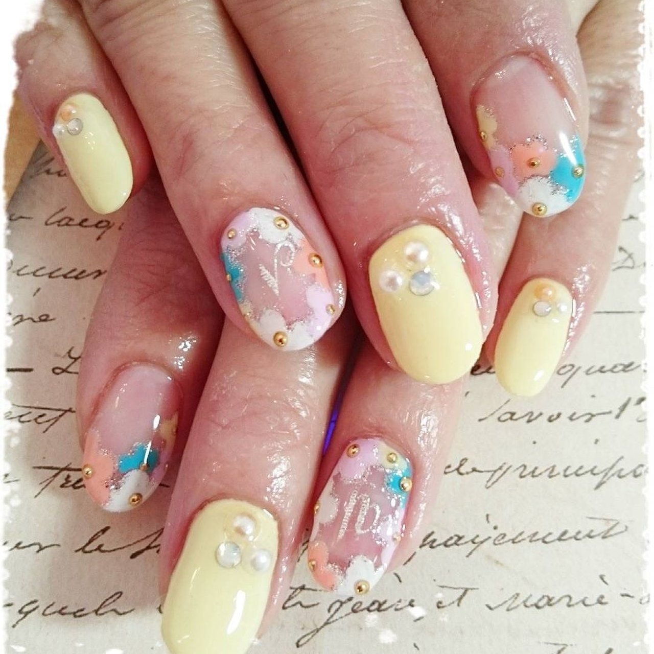 夏 リゾート デート 女子会 ハンド Serendipity Hananailのネイルデザイン No ネイルブック