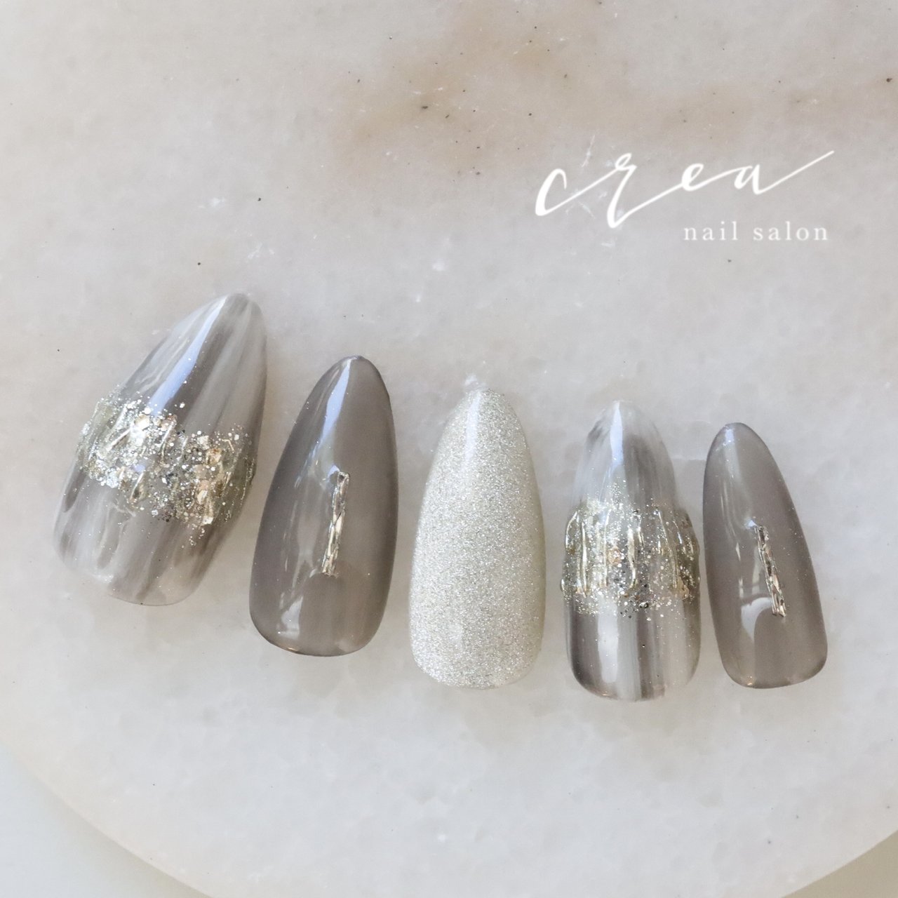 冬/成人式/パーティー/ハンド/ニュアンス - nailsalon crea 小川ちえの