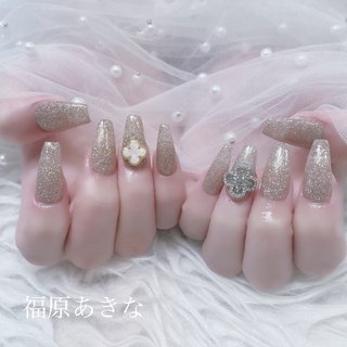 SHEIN ネイルチップ リボン フレンチガーリー ちゅるん（SHEIN