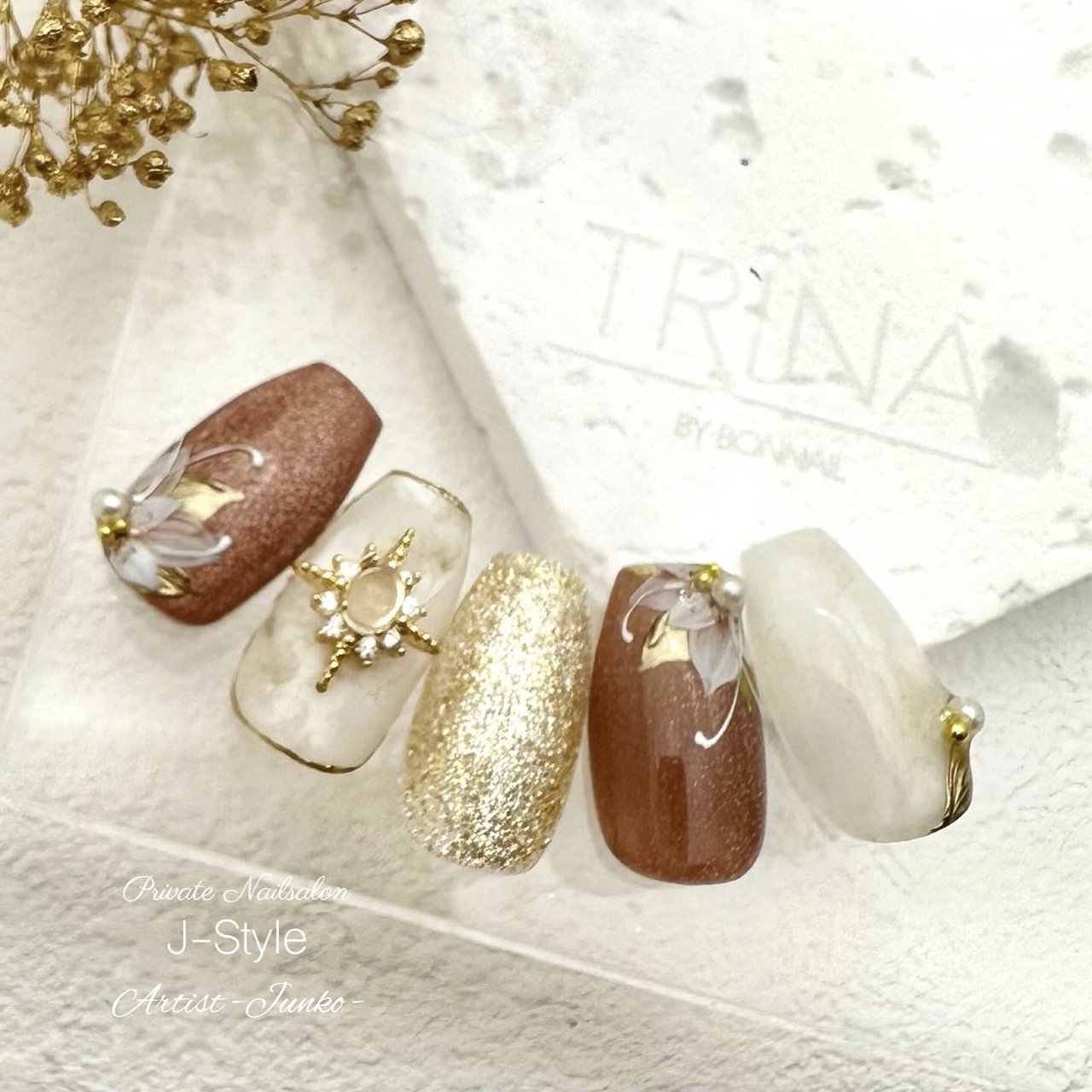 Bonnail ネイルアートアルバム×3 Bonnailブリオン3color set