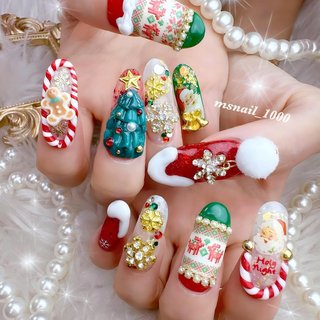 Amazon | DUOLEIMI ネイルパーツ クリスマス パーツ 100pcs