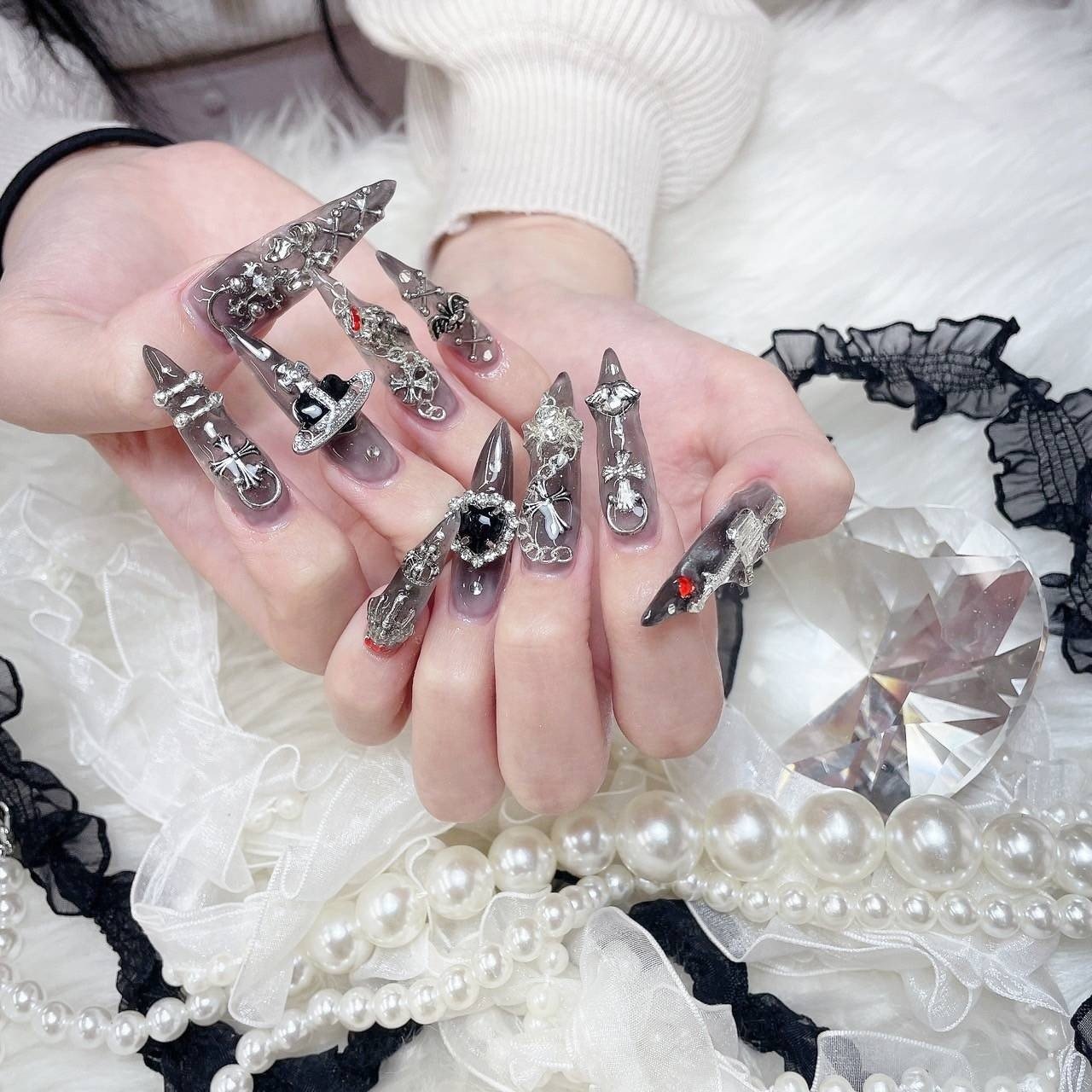 オールシーズン/ハンド/キラキラ/個性派/ロング - BELLEGLOW ALPHA