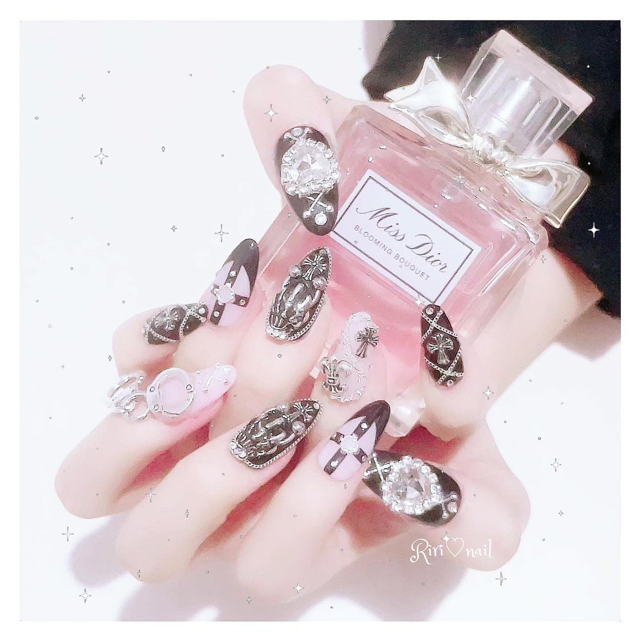 オーダーネイルチップNo.21 量産型地雷系推し活推しネイル推しライブネイル