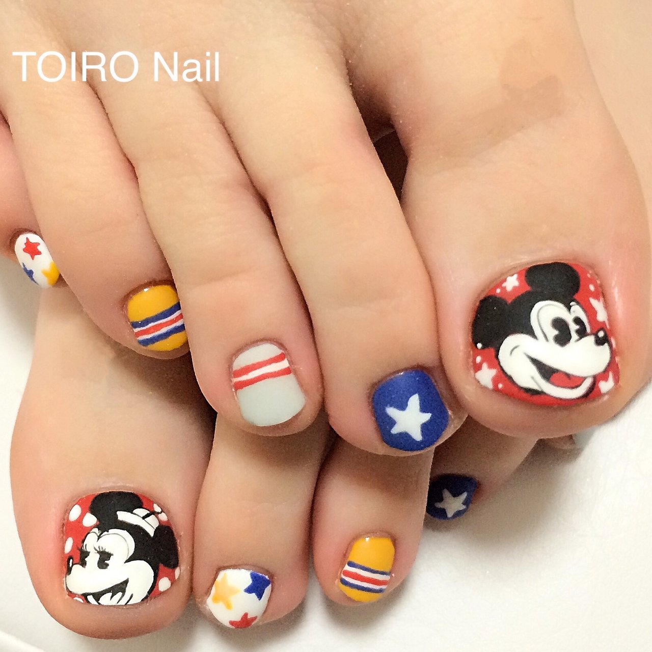 オールシーズン 海 フット キャラクター 星 Toiro Nailのネイルデザイン No 223 ネイルブック