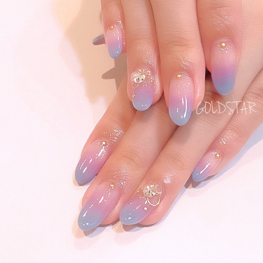 梅雨 オフィス デート 女子会 ハンド Agloss Nailのネイルデザイン No ネイルブック