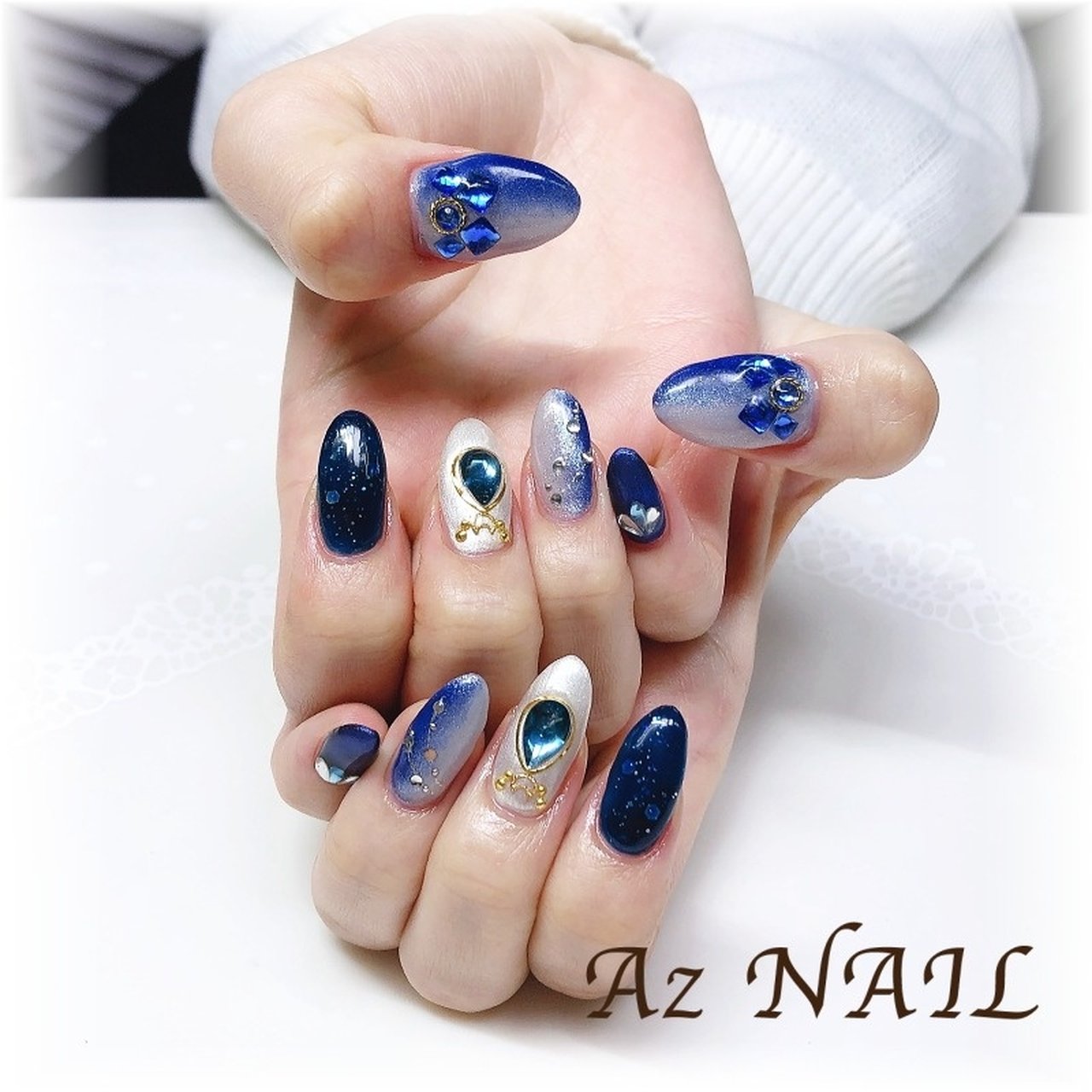 手が綺麗に見えるネイル/ライブ/女子会/推し活/ハンド - Az NAIL ゆき