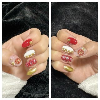 #お正月 #お正月ネイル #お正月デザイン #お正月 #正月 #正月ネイル #成人式 #成人式ネイル #成人式ネイルデザイン #和柄 #和柄ネイル #和柄デザイン #麻の葉模様 #麻の葉柄ネイル #麻の葉 #市松模様ネイル #市松模様 #冬キラキラネイル #冬 #冬ネイル2023 #冬ネイル #大人女子ネイル #大人上品ネイル #大人 #大人可愛い #大人可愛いネイル #冬 #お正月 #成人式 #パーティー #ハンド #ラメ #フラワー #レトロ #和柄 #大人 #ミディアム #オーバル #ピンク #レッド #ゴールド #ジェルネイル #みお #ネイルブック