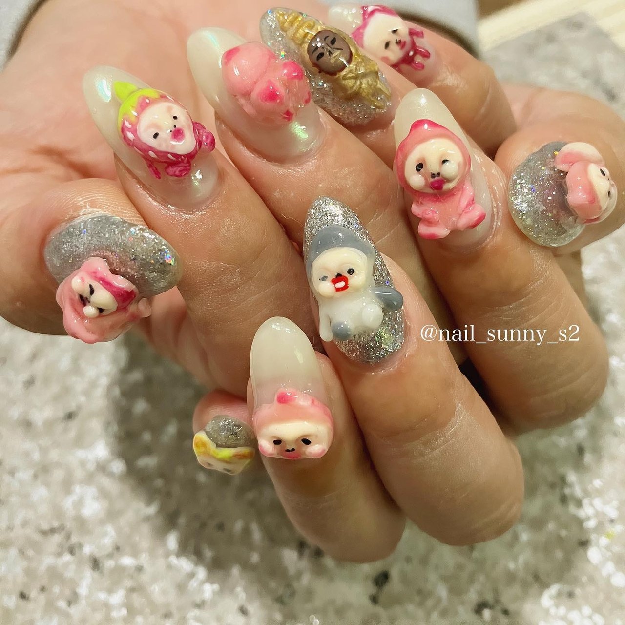 痛ネイル - Nail Sunny.のネイルデザイン[No.8521218]｜ネイルブック