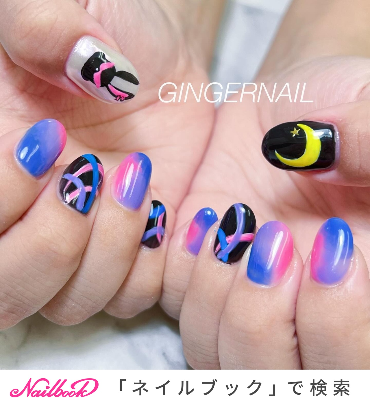 人気順｜#ATEEZネイルのネイルデザイン｜ネイルブック